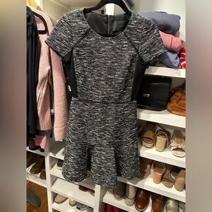 Jcrew black twill dress sz 0
